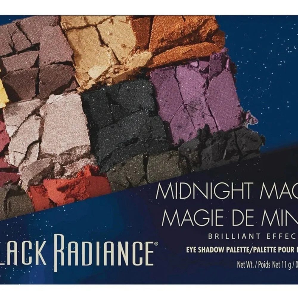Black Radiance Midnight Magic Eye Shadow and 2 Lipsticks New